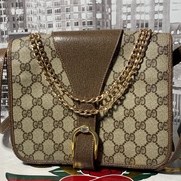 Authentic Rare Gucci Supreme GG Crossbody Bag - Picture 1 of 16